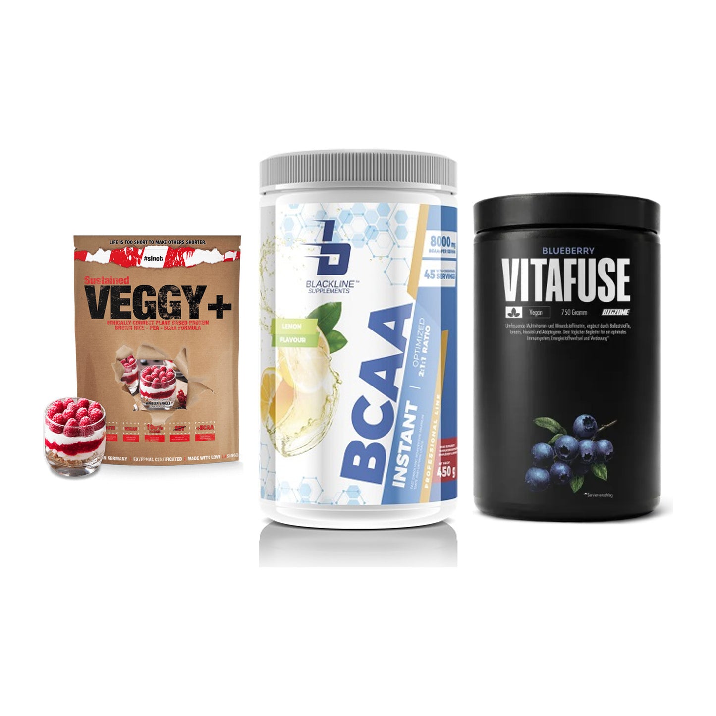 Pflanzliches Set: Sinob VEGGY + Blackline + Big Zone – alle enthaltenen Artikel