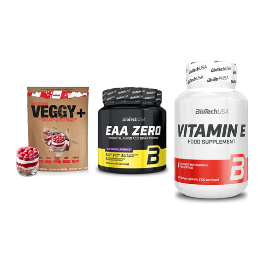 Pflanzliches Set: Sinob VEGGY + BioTech EAA + BioTech Vitamin – alle enthaltenen Artikel