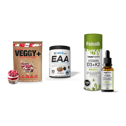 Pflanzliches Set: Sinob VEGGY + NNT EAA + Sinob Vitamin – alle enthaltenen Artikel
