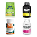 Vitamin-Set: Olimp Iso + BioTech NAC + ProFuel Zink + 1 weitere – alle enthaltenen Artikel