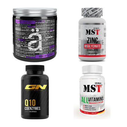 Vitamin-Set: Nanosupps + MST Zinc + GN Q10 Health + 1 weitere – alle enthaltenen Artikel