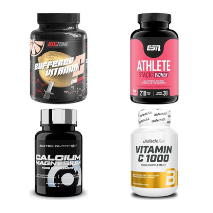 Vitamin-Set: Big Zone + ESN Athlete + Scitec Calciu + 1 weitere – alle enthaltenen Artikel
