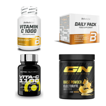 Vitamin-Set: BioTech + BioTech Daily + Scitec Vitami + 1 weitere – alle enthaltenen Artikel