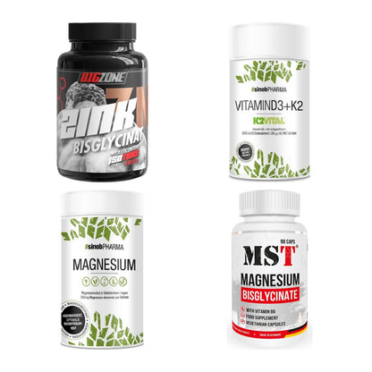 Vitamin-Set: Big Zone Zink + Sinob Vitamin + Sinob Magnesi + 1 weitere – alle enthaltenen Artikel