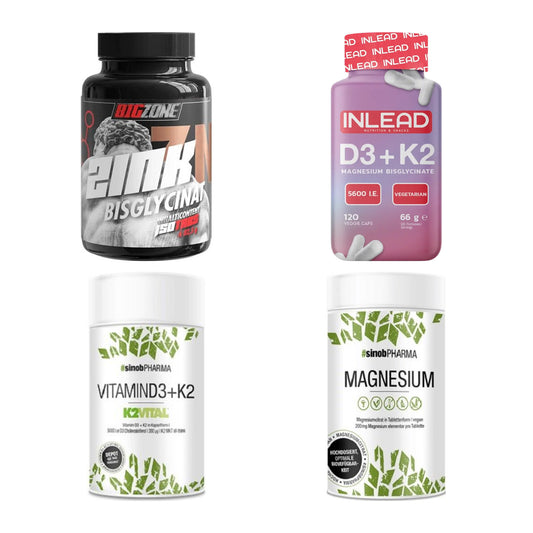Vitamin-Set: Big Zone Zink + INLEAD Vitami + Sinob Vitamin + 1 weitere – alle enthaltenen Artikel