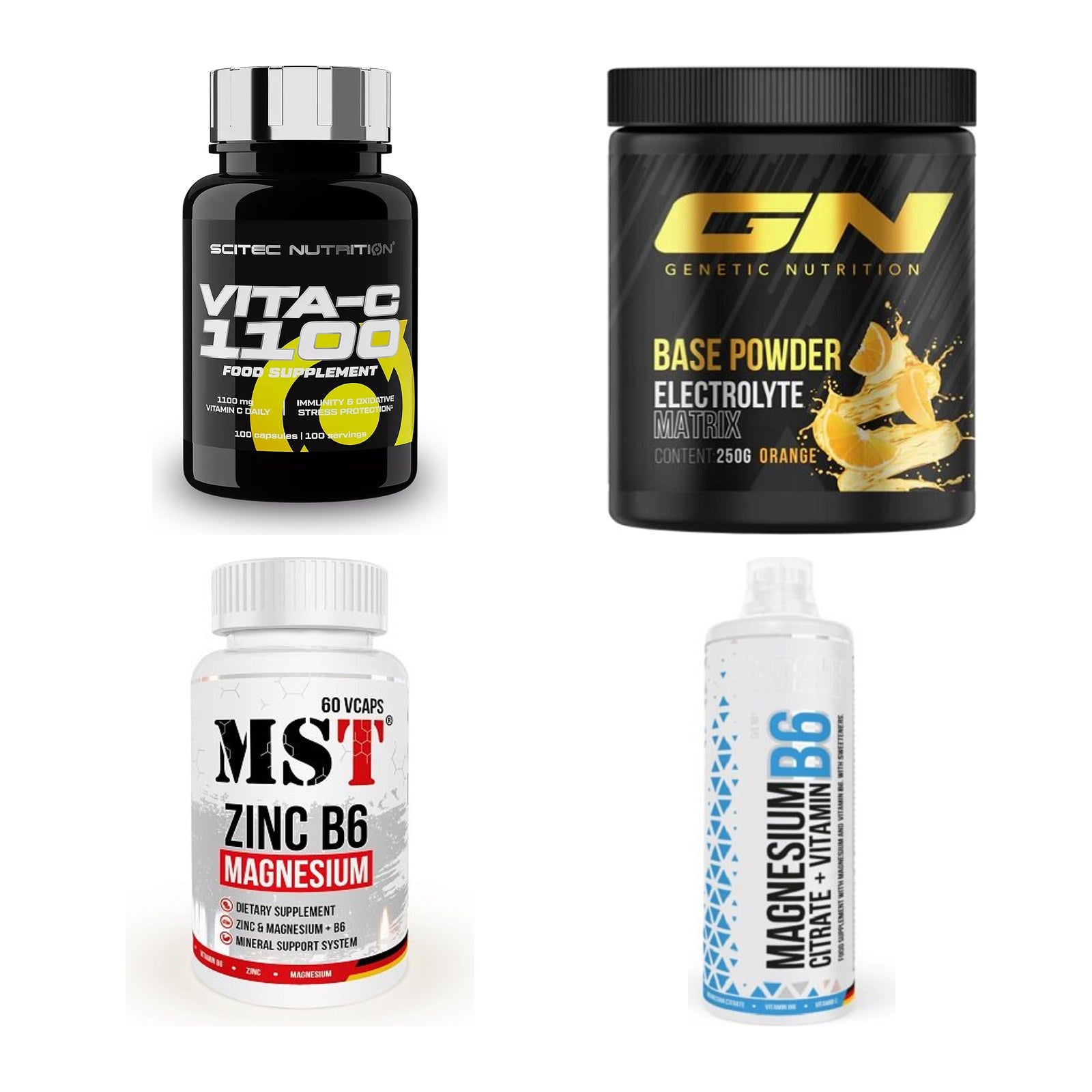 Vitamin-Set: Scitec Vitami + GN Base + MST Zinc + 1 weitere – alle enthaltenen Artikel