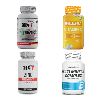 Vitamin-Set: MST All + INLEAD Vitami + MST Zinc + 1 weitere – alle enthaltenen Artikel