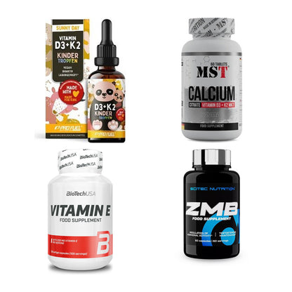 Vitamin-Set: ProFuel + MST Calcium + BioTech + 1 weitere – alle enthaltenen Artikel