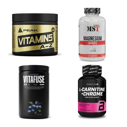 Vitamin-Set: Peak Vitamin + MST Magnesium + Big Zone + 1 weitere – alle enthaltenen Artikel