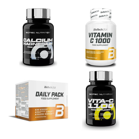 Vitamin-Set: Scitec Calciu + BioTech + BioTech Daily + 1 weitere – alle enthaltenen Artikel