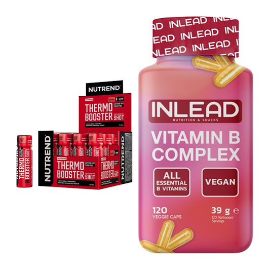 Koffein & B-Vitamine: Nutrend Thermobooster + INLEAD Vitamin B – alle enthaltenen Artikel