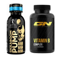 Koffein & B-Vitamine: Kevin Levrone Shaaboom + GN Vitamin B-Complex – alle enthaltenen Artikel