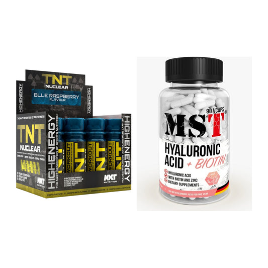 Koffein & B-Vitamine: NXT Nutrition TNT + MST Hyaluronic Acid – alle enthaltenen Artikel