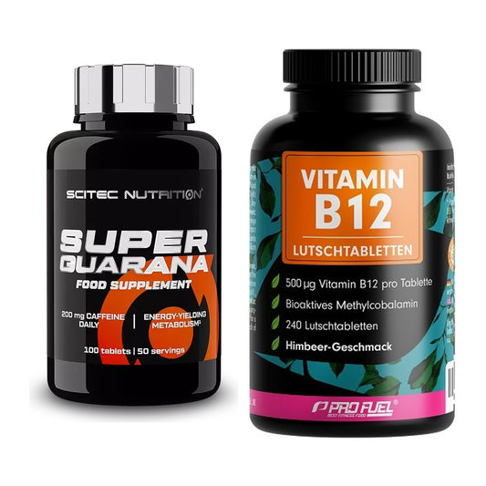 Koffein & B-Vitamine: Scitec Super Guarana + ProFuel Vitamin B12 – alle enthaltenen Artikel
