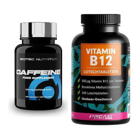 Koffein & B-Vitamine: Scitec Caffeine + ProFuel Vitamin B12 240 – alle enthaltenen Artikel