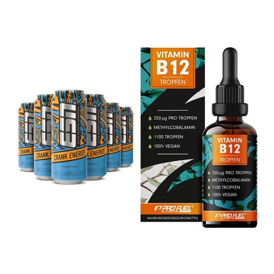Koffein & B-Vitamine: ESN Crank Energy + ProFuel Vitamin B12 – alle enthaltenen Artikel