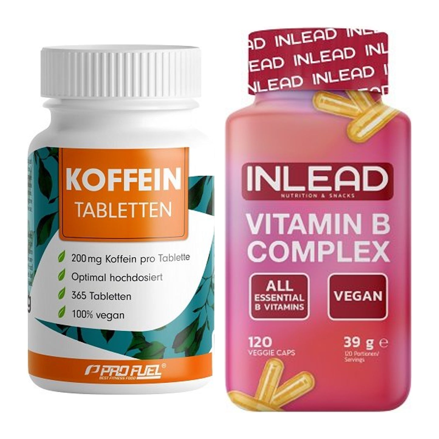 Koffein & B-Vitamine: ProFuel Koffein + INLEAD Vitamin B – alle enthaltenen Artikel