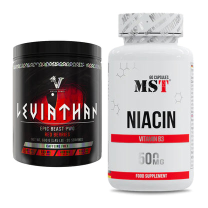 Koffein & B-Vitamine: Viking Power Leviathan Hardcore + MST Niacin – alle enthaltenen Artikel