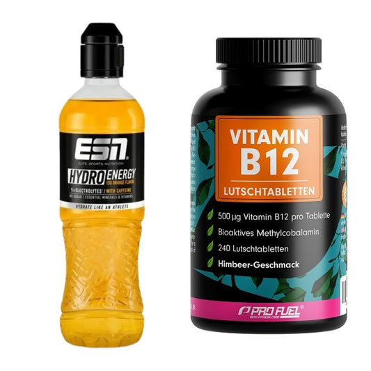 Koffein & B-Vitamine: ESN HydroEnergy + ProFuel Vitamin B12 – alle enthaltenen Artikel