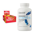 Koffein & B-Vitamine: Olimp Energy+ Bar + Ostrovit Vitamin B1 Thiamine – alle enthaltenen Artikel
