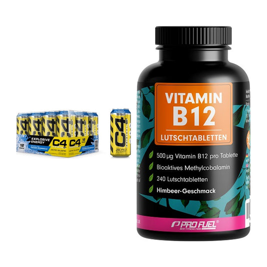 Koffein & B-Vitamine: Cellucor C4 Energy + ProFuel Vitamin B12 240 – alle enthaltenen Artikel