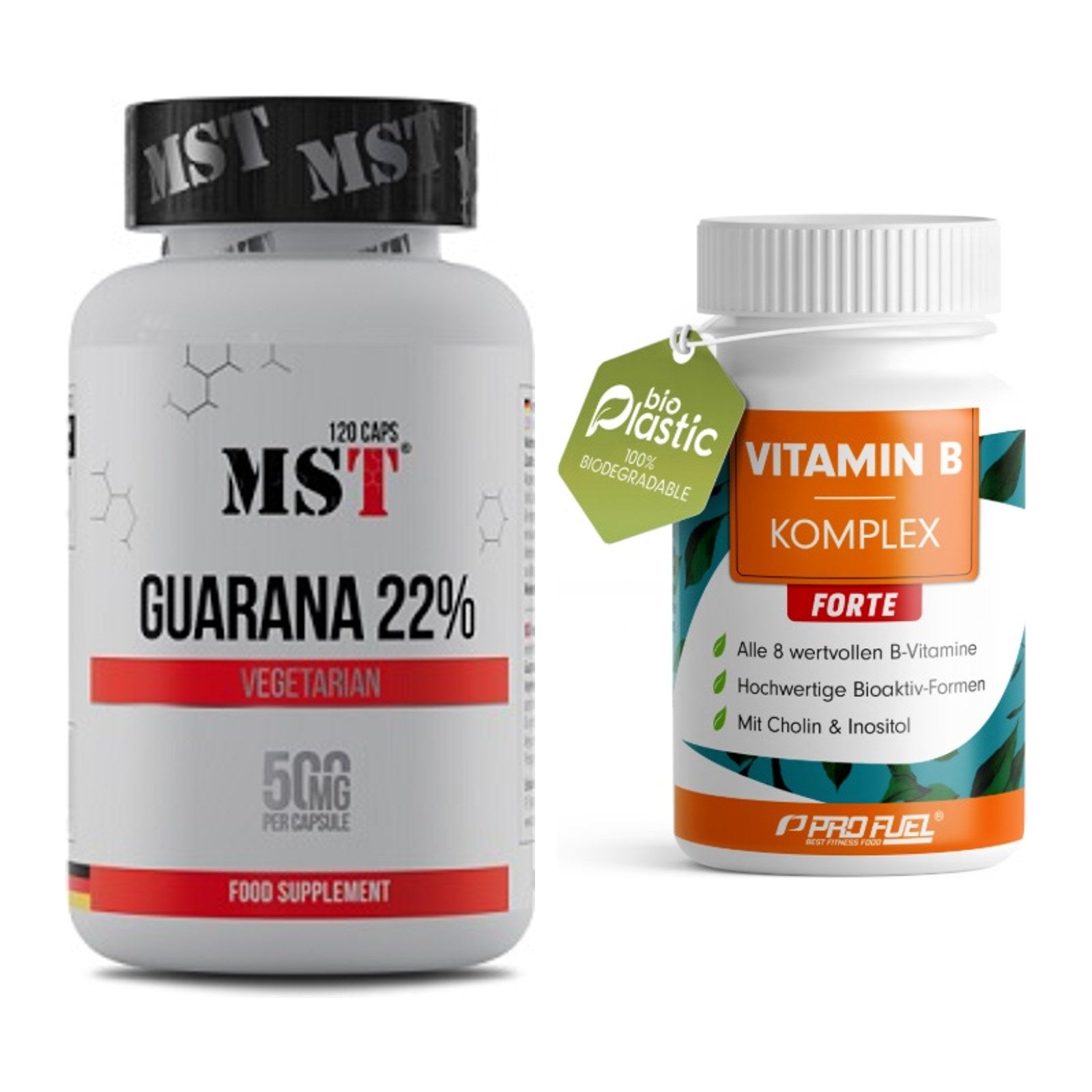 Koffein & B-Vitamine: MST Guarana 22% + ProFuel Vitamin B – alle enthaltenen Artikel
