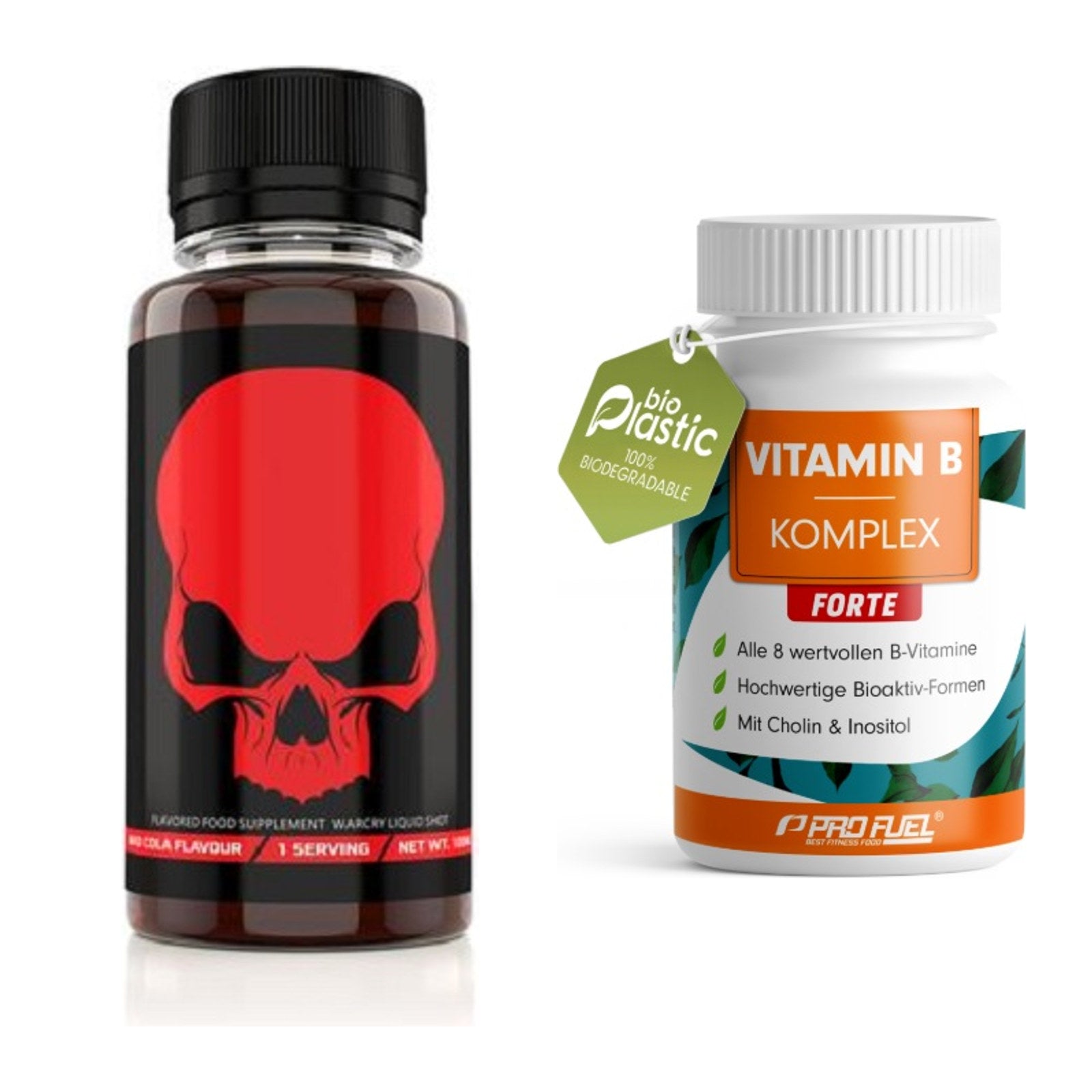Koffein & B-Vitamine: Genius Nutrition + ProFuel Vitamin B – alle enthaltenen Artikel