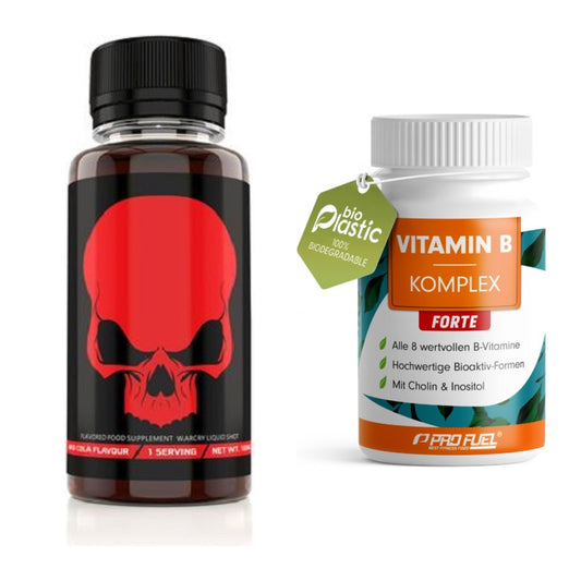 Koffein & B-Vitamine: Genius Nutrition + ProFuel Vitamin B – alle enthaltenen Artikel