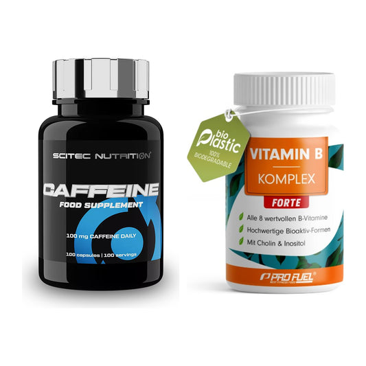 Koffein & B-Vitamine: Scitec Caffeine + ProFuel Vitamin B – alle enthaltenen Artikel