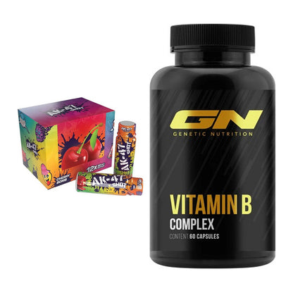 Koffein & B-Vitamine: AK47 Labs AK47 Shots + GN Vitamin B-Complex – alle enthaltenen Artikel