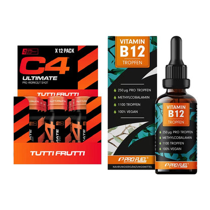 Koffein & B-Vitamine: Cellucor C4 Ultimate + ProFuel Vitamin B12 – alle enthaltenen Artikel