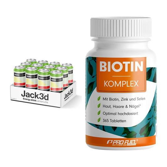 Koffein & B-Vitamine: USP Labs Jack3d Energy + ProFuel BIOTIN Komplex – alle enthaltenen Artikel