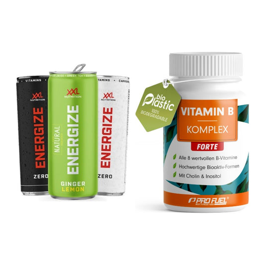 Koffein & B-Vitamine: XXL Nutrition + ProFuel Vitamin B – alle enthaltenen Artikel