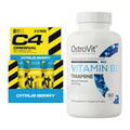 Koffein & B-Vitamine: Cellucor C4 Original + Ostrovit Vitamin B1 – alle enthaltenen Artikel