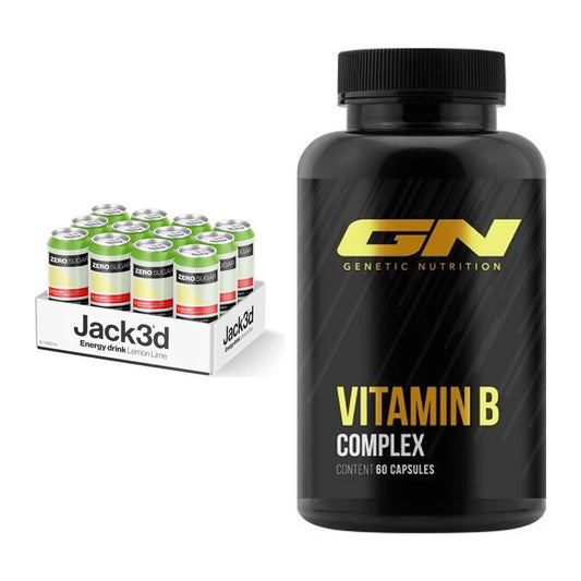 Koffein & B-Vitamine: USP Labs Jack3d Energy + GN Vitamin B-Complex – alle enthaltenen Artikel