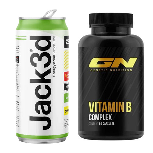 Koffein & B-Vitamine: USP Labs Jack3d Energy + GN Vitamin B-Complex – alle enthaltenen Artikel