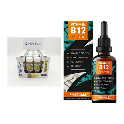 Koffein & B-Vitamine: NNT Extreme Pre-Workou + ProFuel Vitamin B12 – alle enthaltenen Artikel