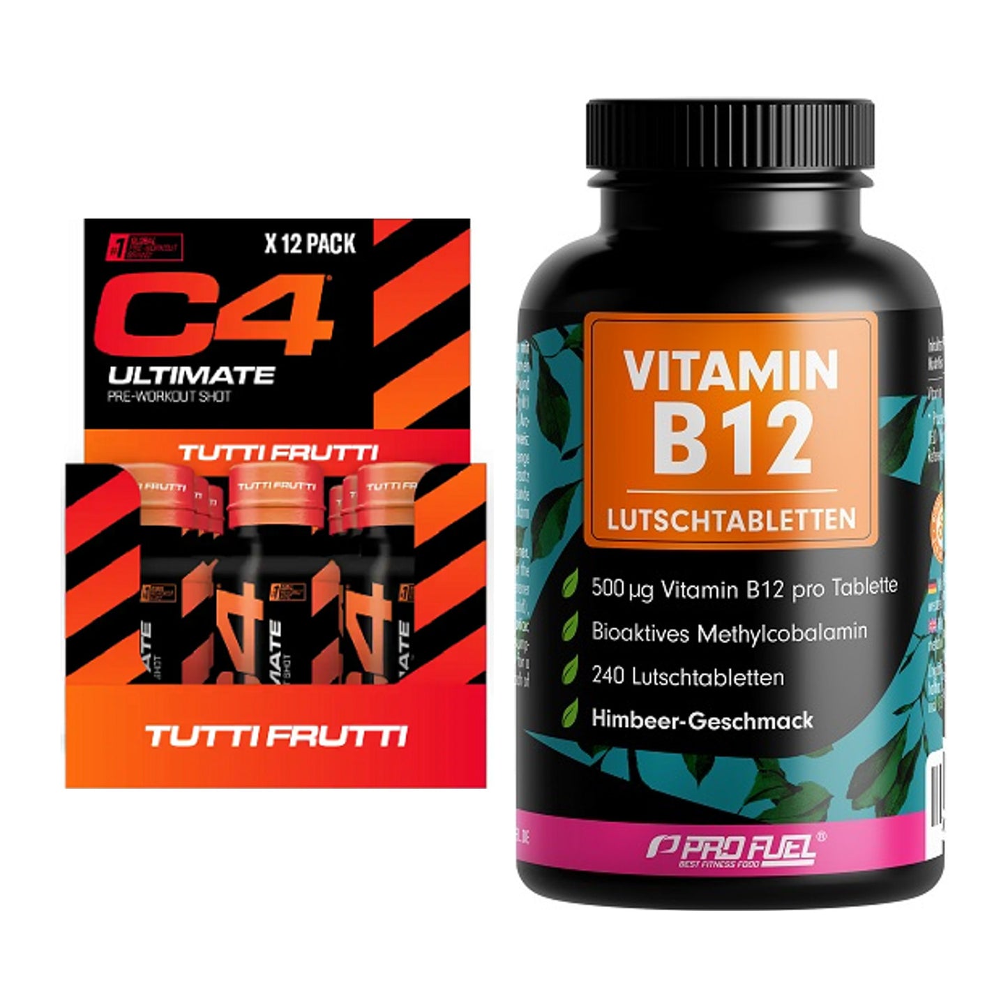 Koffein & B-Vitamine: Cellucor C4 Ultimate + ProFuel Vitamin B12 – alle enthaltenen Artikel