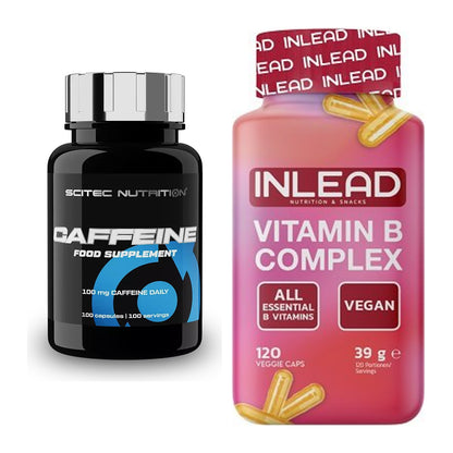 Koffein & B-Vitamine: Scitec Caffeine + INLEAD Vitamin B Complex – alle enthaltenen Artikel