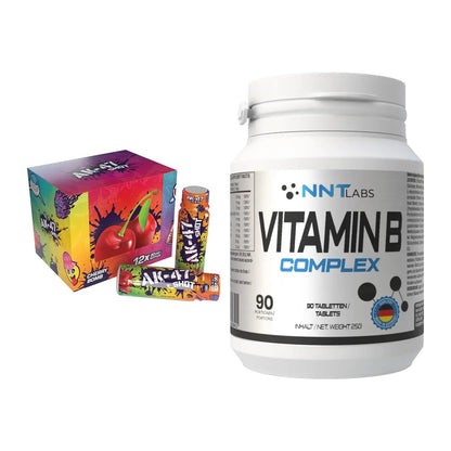 Koffein & B-Vitamine: AK47 Labs AK47 Shots + NNT Vitamin B Complex – alle enthaltenen Artikel