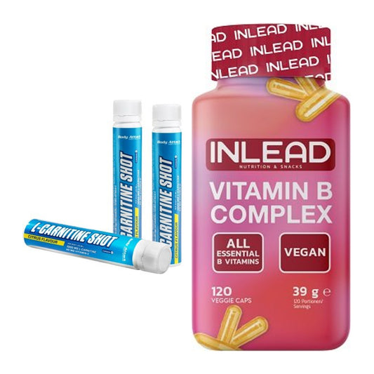 Koffein & B-Vitamine: Body Attack L-Carnitin + INLEAD Vitamin B – alle enthaltenen Artikel