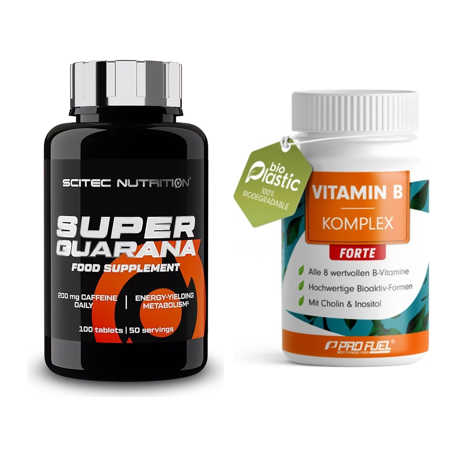 Koffein & B-Vitamine: Scitec Super Guarana + ProFuel Vitamin B – alle enthaltenen Artikel