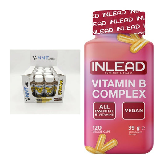 Koffein & B-Vitamine: NNT Extreme Pre-Workou + INLEAD Vitamin B – alle enthaltenen Artikel