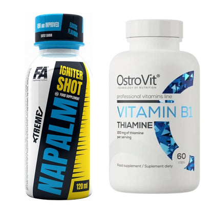 Koffein & B-Vitamine: FA Nutrition Xtreme + Ostrovit Vitamin B1 – alle enthaltenen Artikel