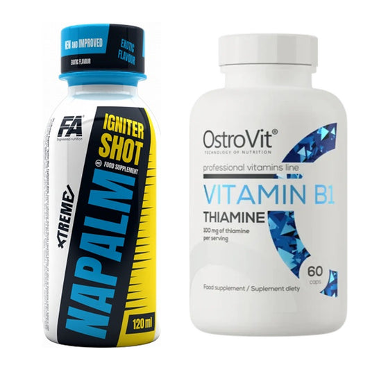Koffein & B-Vitamine: FA Nutrition Xtreme + Ostrovit Vitamin B1 – alle enthaltenen Artikel