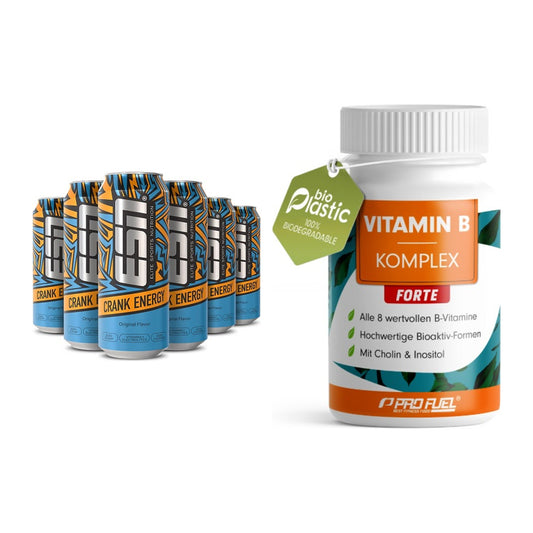 Koffein & B-Vitamine: ESN Crank Energy + ProFuel Vitamin B – alle enthaltenen Artikel