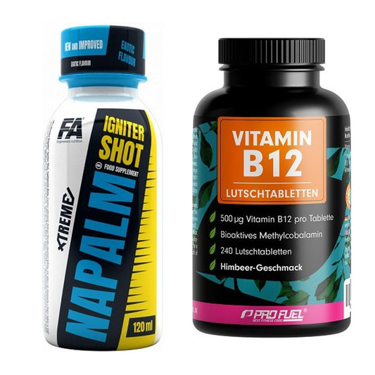 Koffein & B-Vitamine: FA Nutrition Xtreme + ProFuel Vitamin B12 – alle enthaltenen Artikel