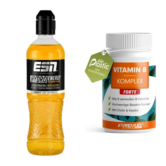 Koffein & B-Vitamine: ESN HydroEnergy + ProFuel Vitamin B – alle enthaltenen Artikel