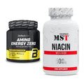 Koffein & B-Vitamine: BioTech Amino Energy Zero 360g + MST Niacin – alle enthaltenen Artikel