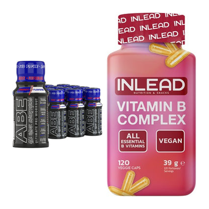 Koffein & B-Vitamine: Applied ABE Pre-Workou + INLEAD Vitamin B – alle enthaltenen Artikel